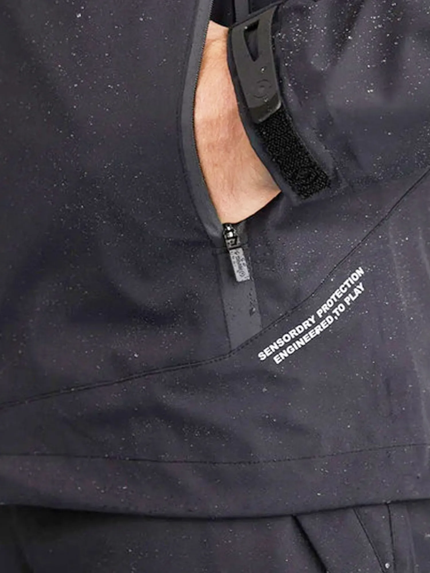 PING Wind & Rain Wear|Taran 3L Waterproof Jacket - Black