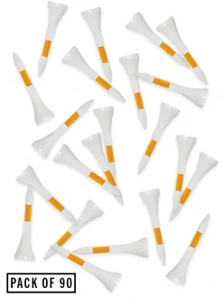 Pride Golf Tee Tees|Pride PTS Prolength Golf Tees 90 Pack - Orange