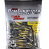 Pride Golf Tee Tees|Pride PTS Titanium Tees 75 Pack 2.75 Inch Silver/Yellow