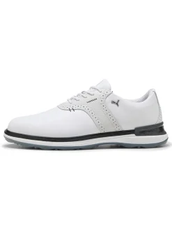 Puma Mens Golf Shoes|Avant Golf Shoes - White/Ash Grey/ Black