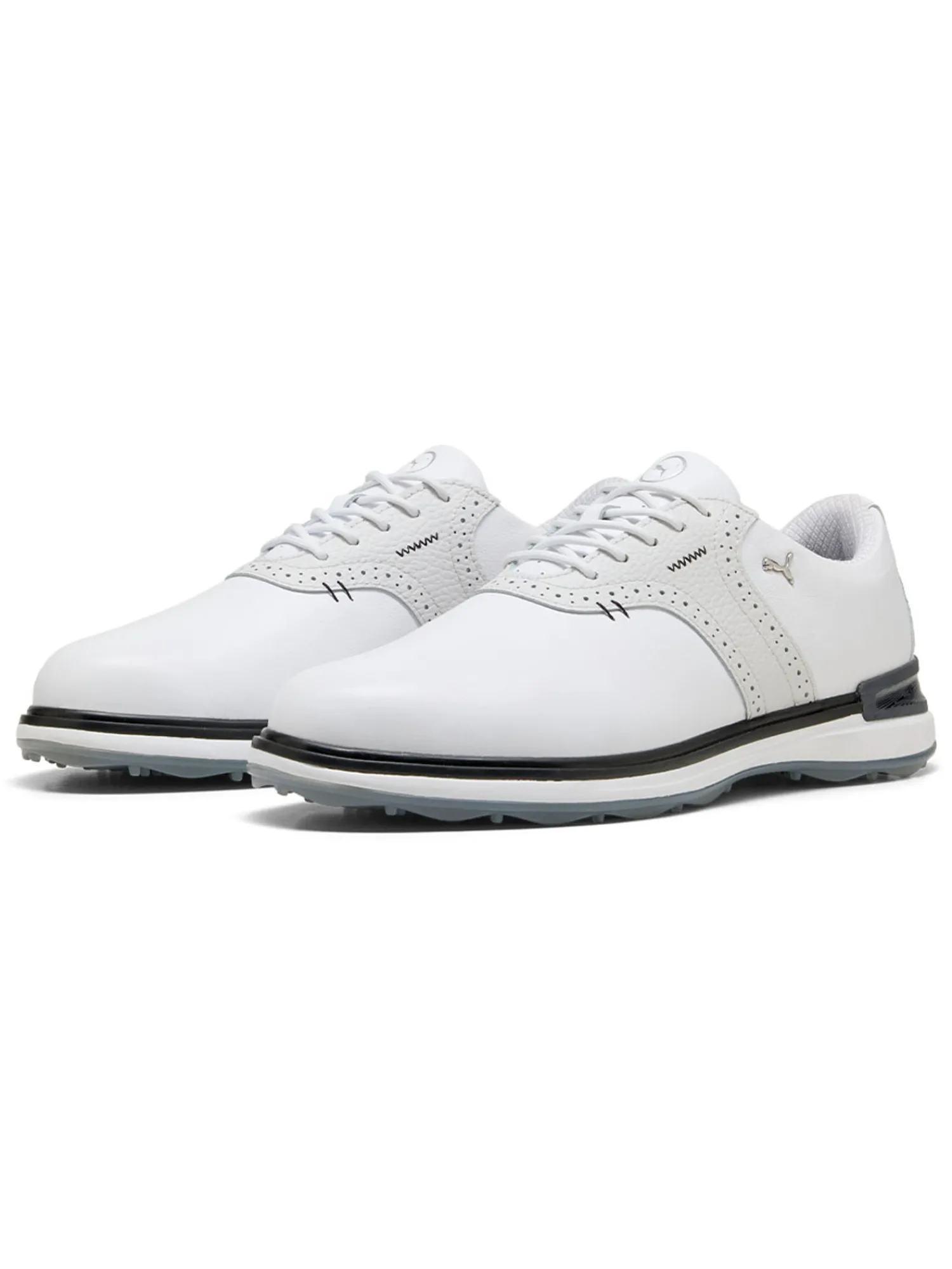 Puma Mens Golf Shoes|Avant Golf Shoes - White/Ash Grey/ Black