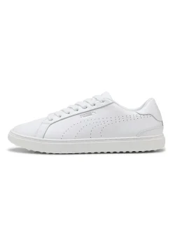 Puma Mens Golf Shoes|Classic G Golf Shoes - White/ White