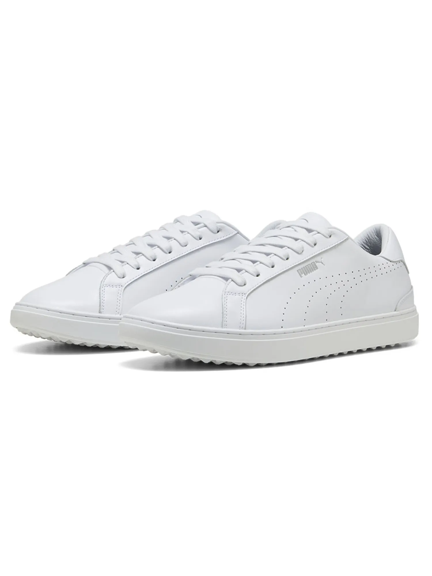 Puma Mens Golf Shoes|Classic G Golf Shoes - White/ White