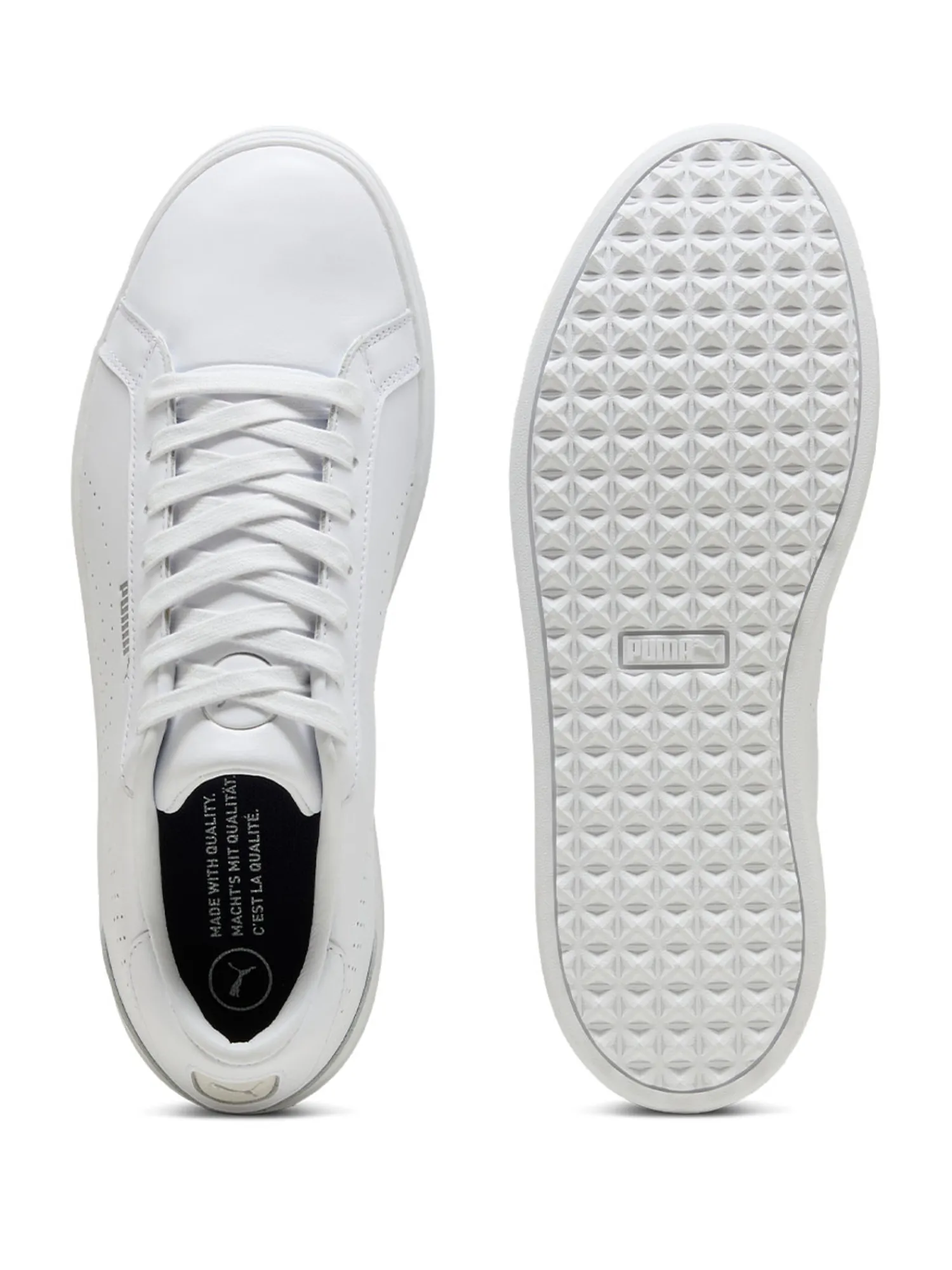 Puma Mens Golf Shoes|Classic G Golf Shoes - White/ White