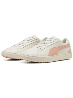 Puma Mens Golf Shoes|Classic G Peaches Golf Shoes - Warm White/Tropical Peach