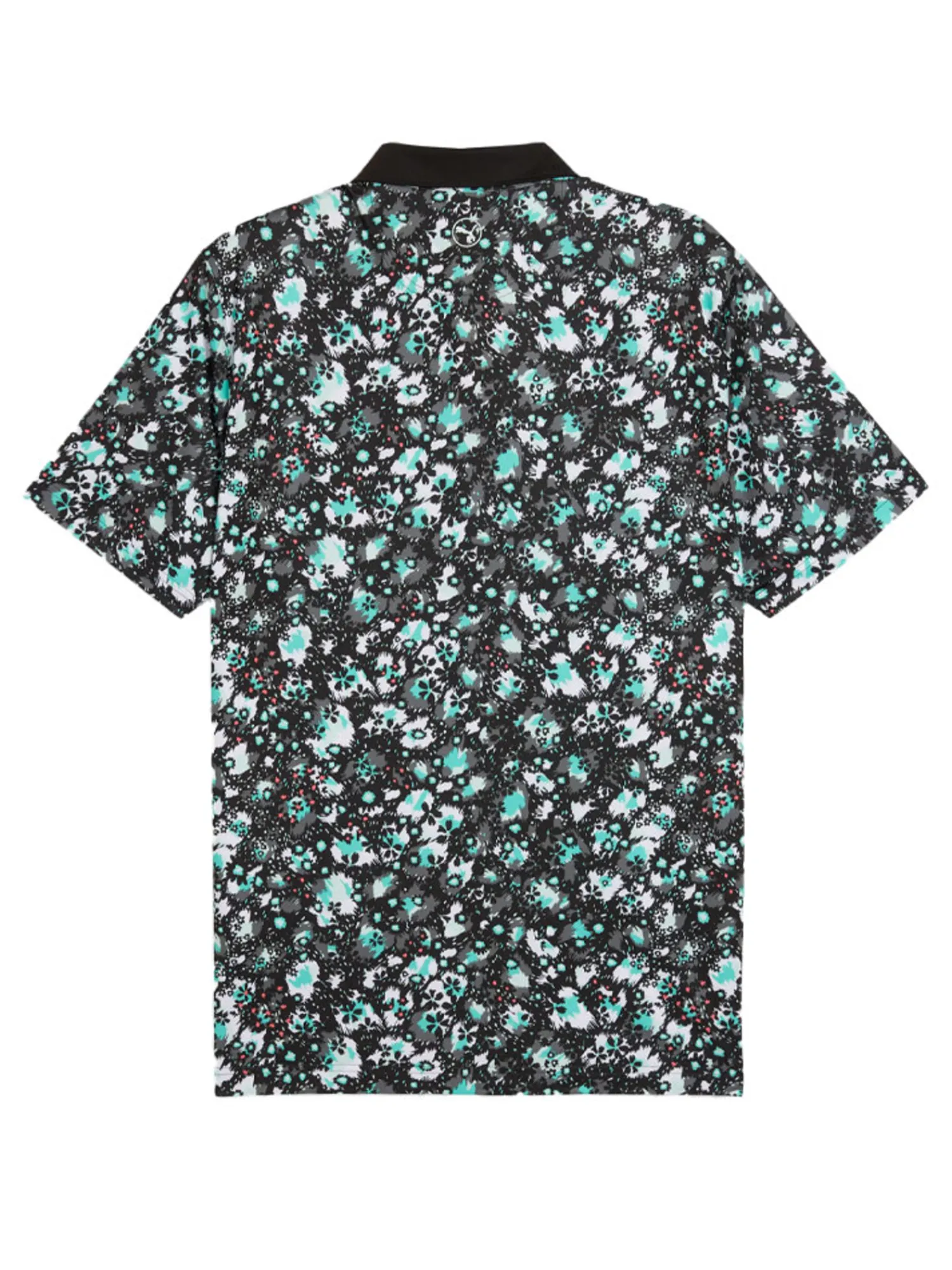 Puma Shirts|CLOUDSPUN Abstract Camo Polo - Black/Aquatic