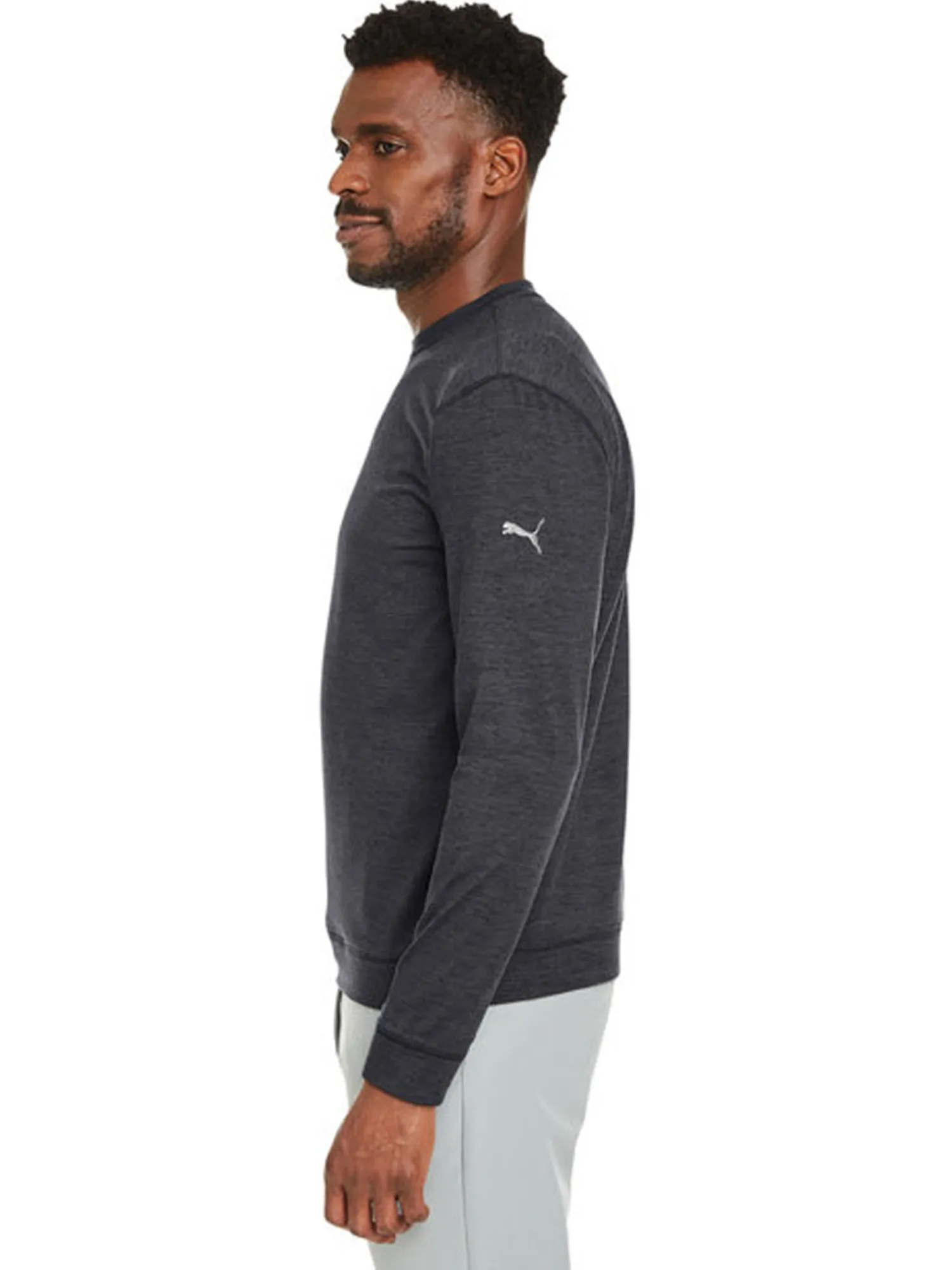 Puma Jumpers|CLOUDSPUN Crewneck - Black Heather