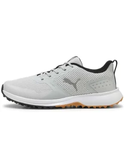 Puma Clearance Shoes|FUSION Grip 6 Golf Shoes - Feather Grey/ Black/Gum