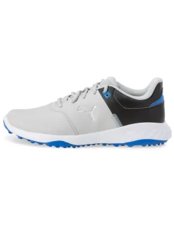 Puma Clearance Shoes|FUSION Smash Wide Golf Shoes - Ash Grey/ Black/Team Royal
