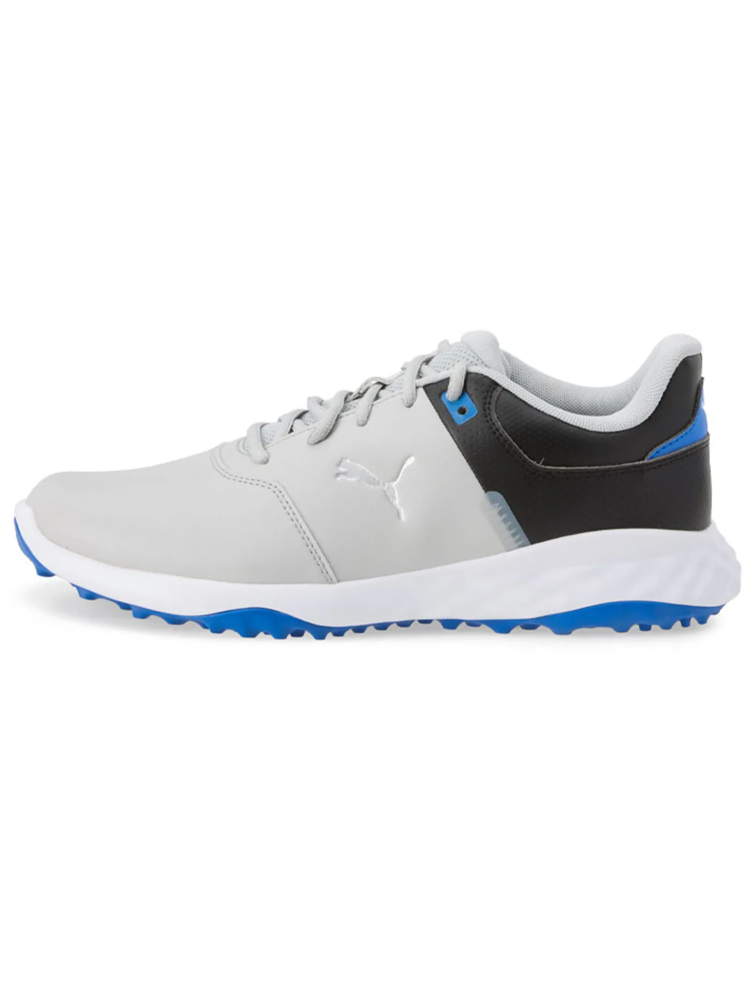 Puma Clearance Shoes|FUSION Smash Wide Golf Shoes - Ash Grey/ Black/Team Royal