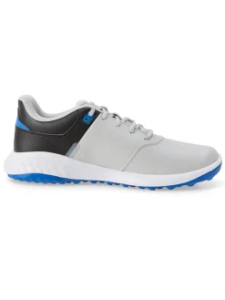Puma Clearance Shoes|FUSION Smash Wide Golf Shoes - Ash Grey/ Black/Team Royal