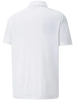 Puma Clearance Clothing|Grint Polo - Bright White/Marina