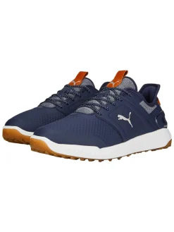 Puma Clearance Shoes|IGNITE Elevate Wide Golf Shoes - Navy/ Silver