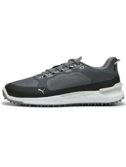 Puma Mens Golf Shoes|IGNITE Elevate X Spikeless Golf Shoes - Slate Sky/ Black/Ash Grey