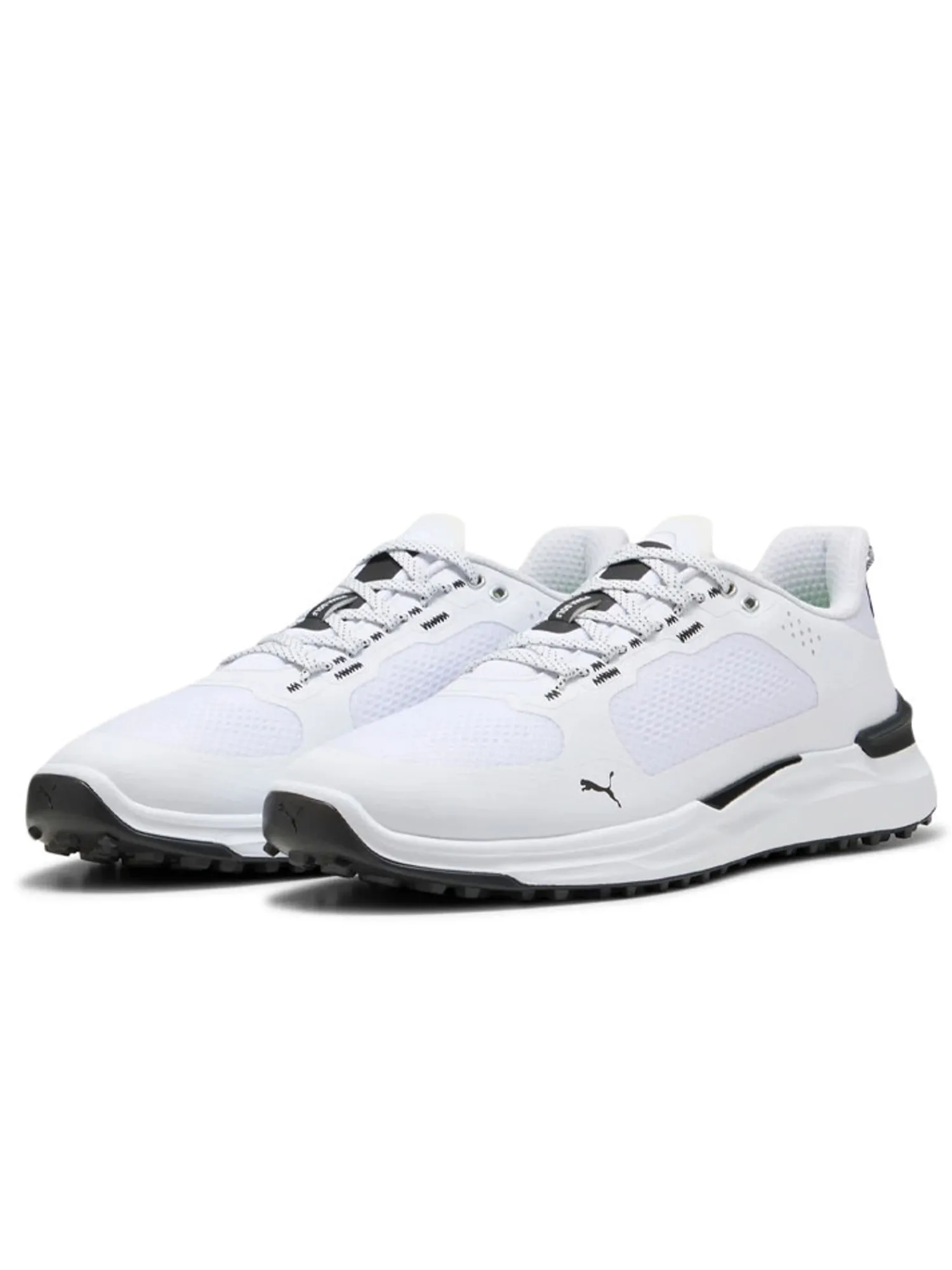 Puma Mens Golf Shoes|IGNITE Elevate X Spikeless Golf Shoes - White/ Black/ White