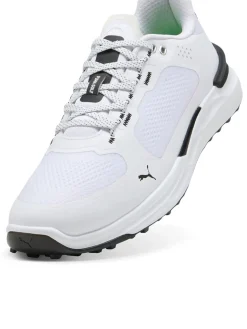 Puma Mens Golf Shoes|IGNITE Elevate X Spikeless Golf Shoes - White/ Black/ White