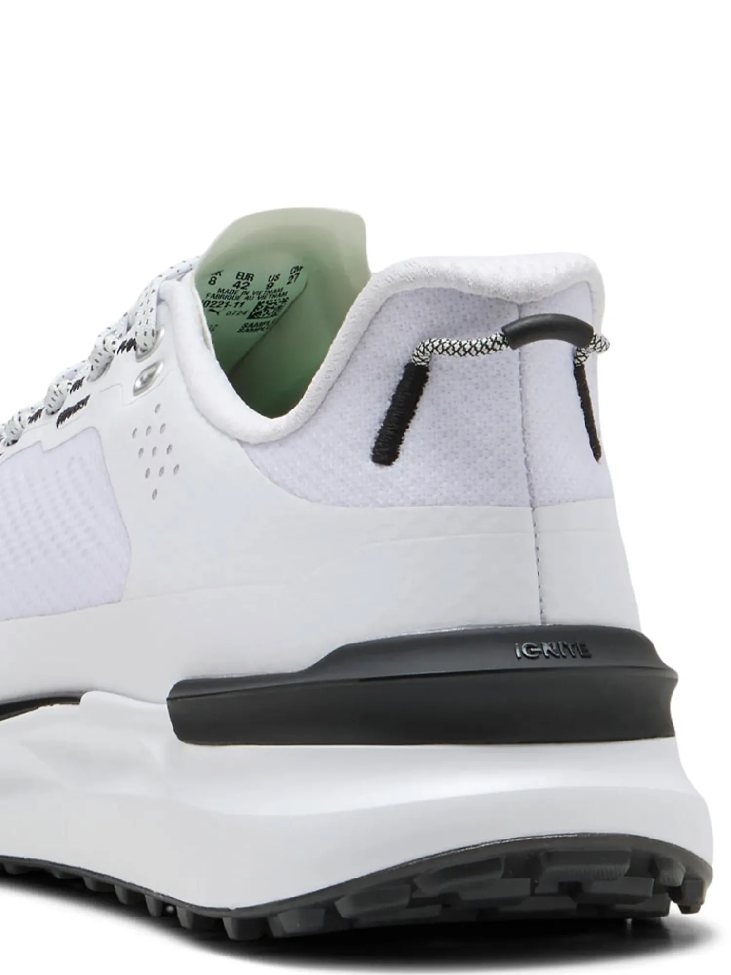Puma Mens Golf Shoes|IGNITE Elevate X Spikeless Golf Shoes - White/ Black/ White