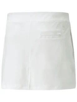 Puma Skorts & Dresses|JR Girls Knit Golf Skort - Bright White