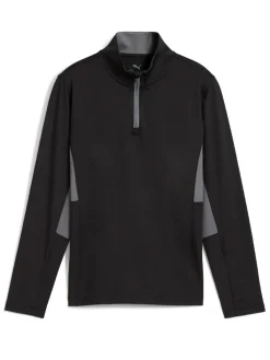 Puma Shorts|Junior Boys PURE 2.0 1/4-Zip - Black