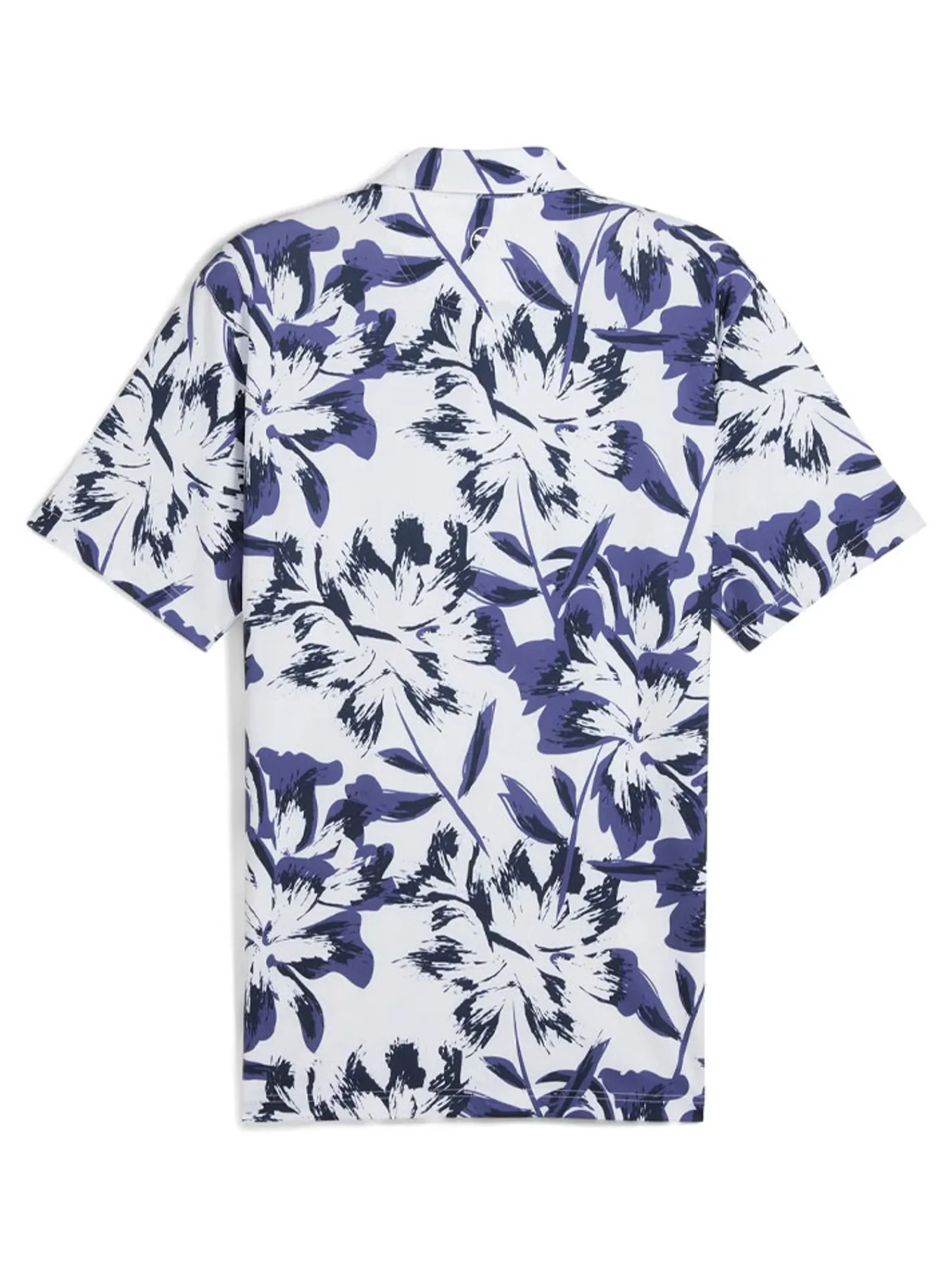 Puma Shirts|MATTR Broken Flower Polo - White Glow/Blue Crystal