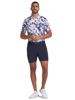 Puma Shirts|MATTR Broken Flower Polo - White Glow/Blue Crystal