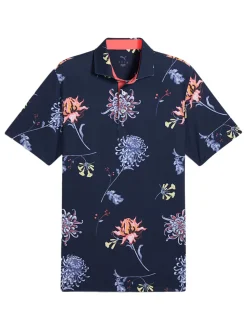 Puma Shirts|MATTR Dahlia Polo - Deep Navy/Blue Horizon
