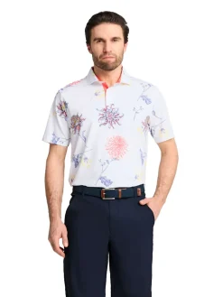 Puma Shirts|MATTR Dahlia Polo - White Glow/Peach Frost
