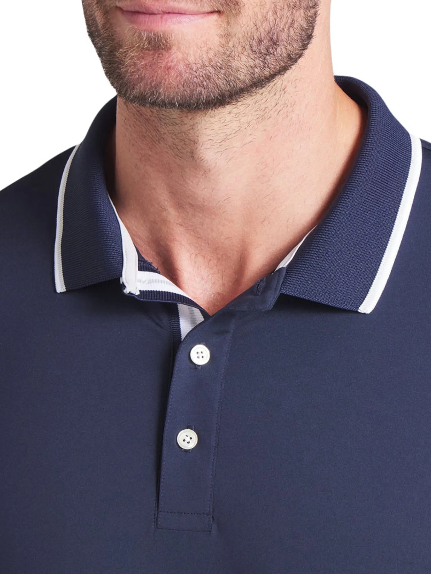 Puma Shirts|MATTR Elevated Solid Polo - Deep Navy
