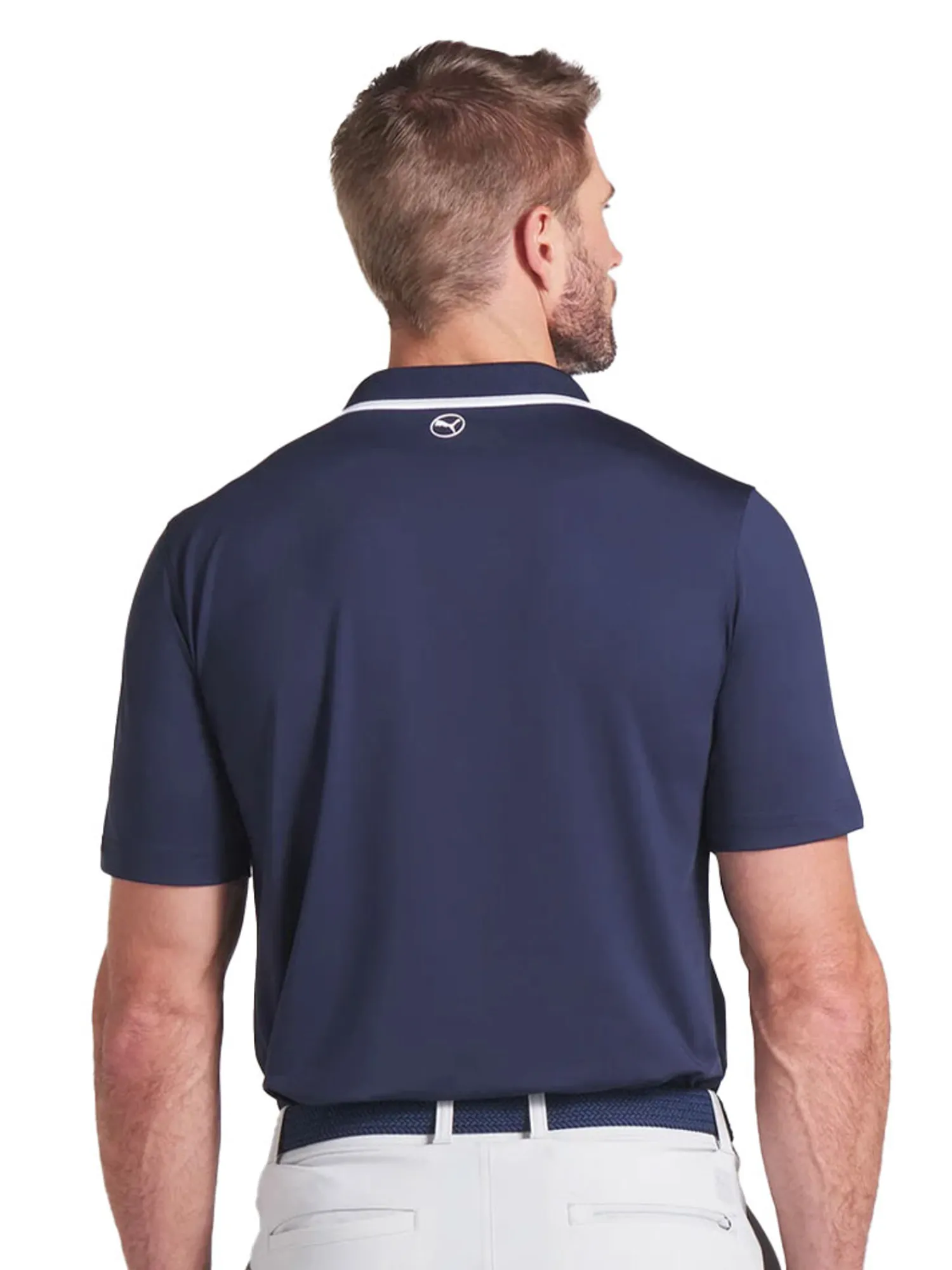 Puma Shirts|MATTR Elevated Solid Polo - Deep Navy