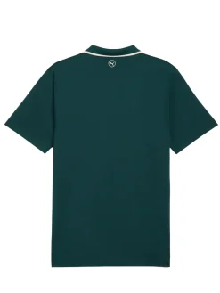 Puma Shirts|MATTR Elevated Solid Polo - Green Terrain/Haute Tropic