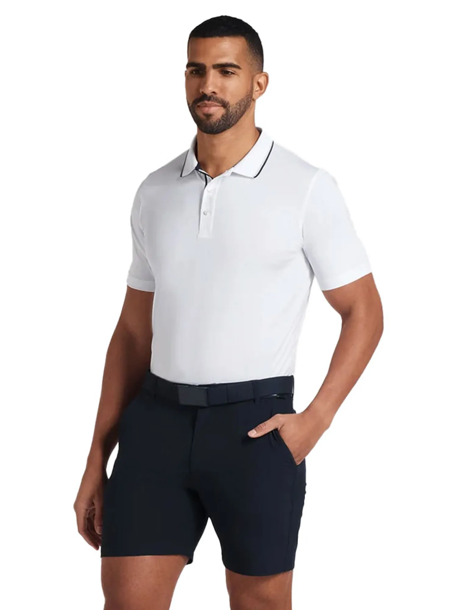 Puma Shirts|MATTR Elevated Solid Polo - White Glow