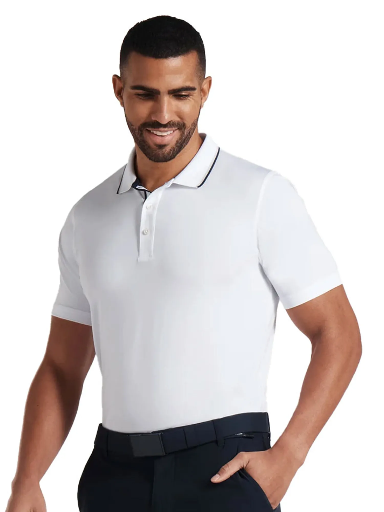 Puma Shirts|MATTR Elevated Solid Polo - White Glow