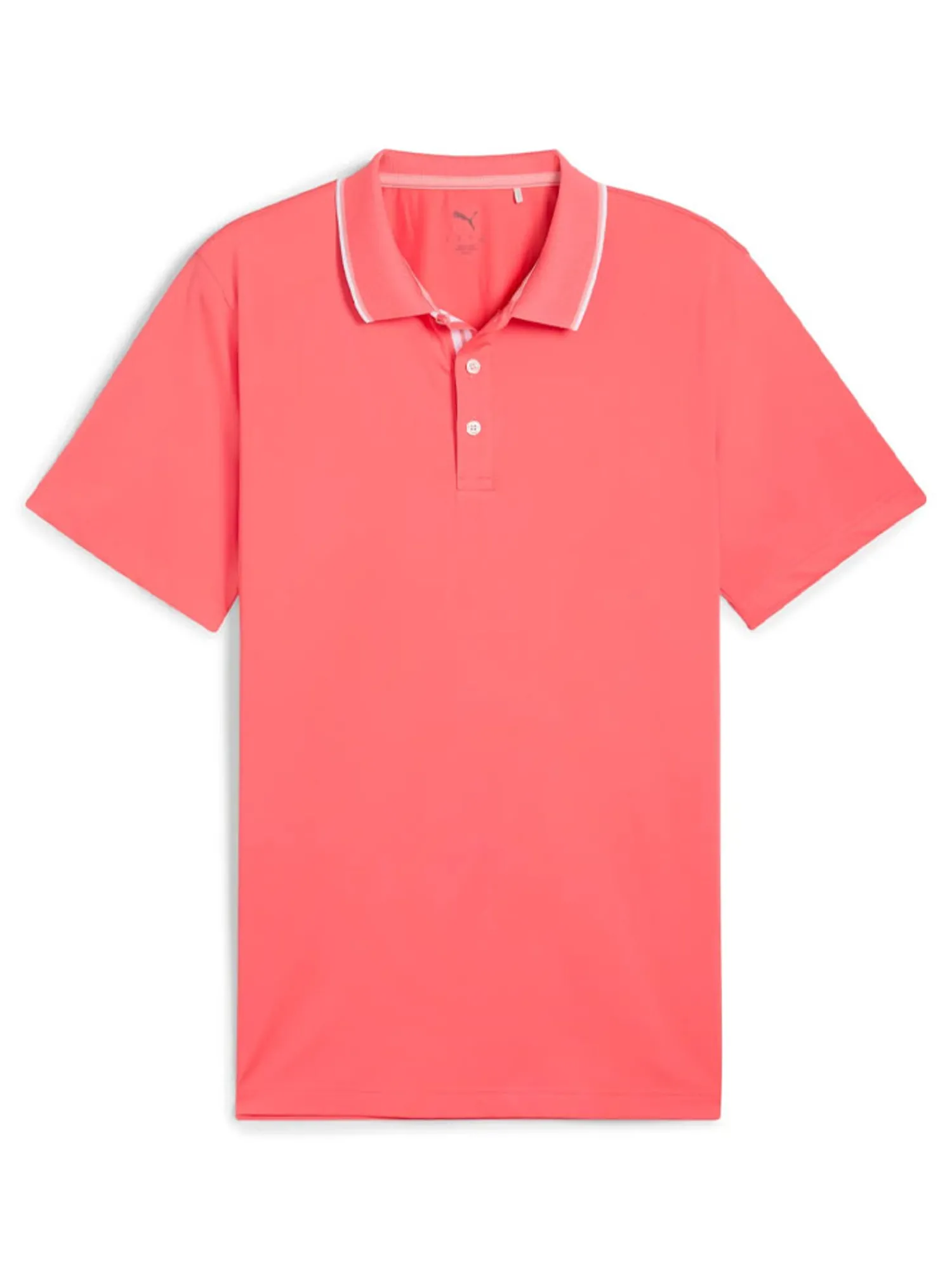 Puma Shirts|MATTR Elevated Solid Polo - Peach Frost