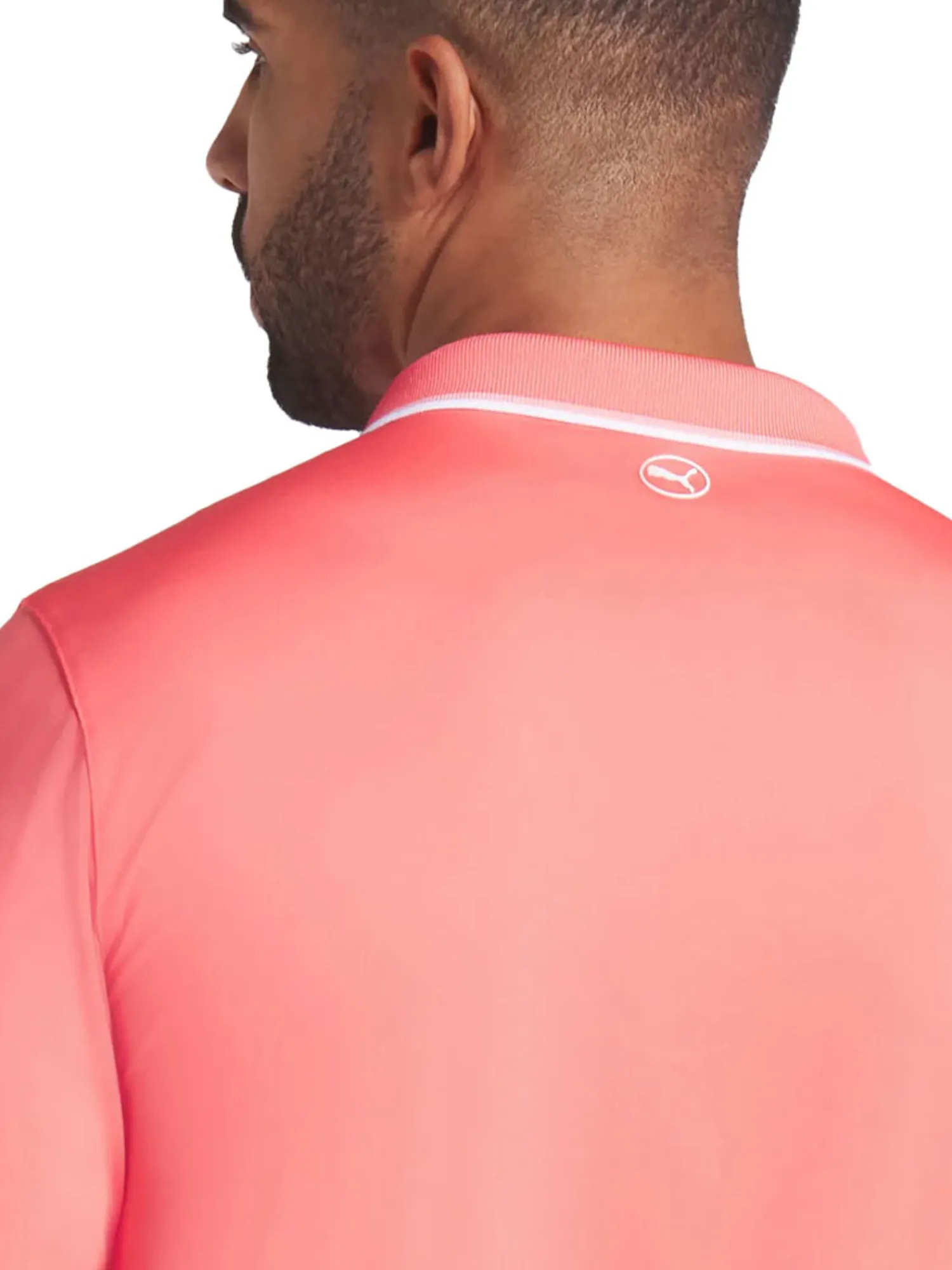 Puma Shirts|MATTR Elevated Solid Polo - Peach Frost