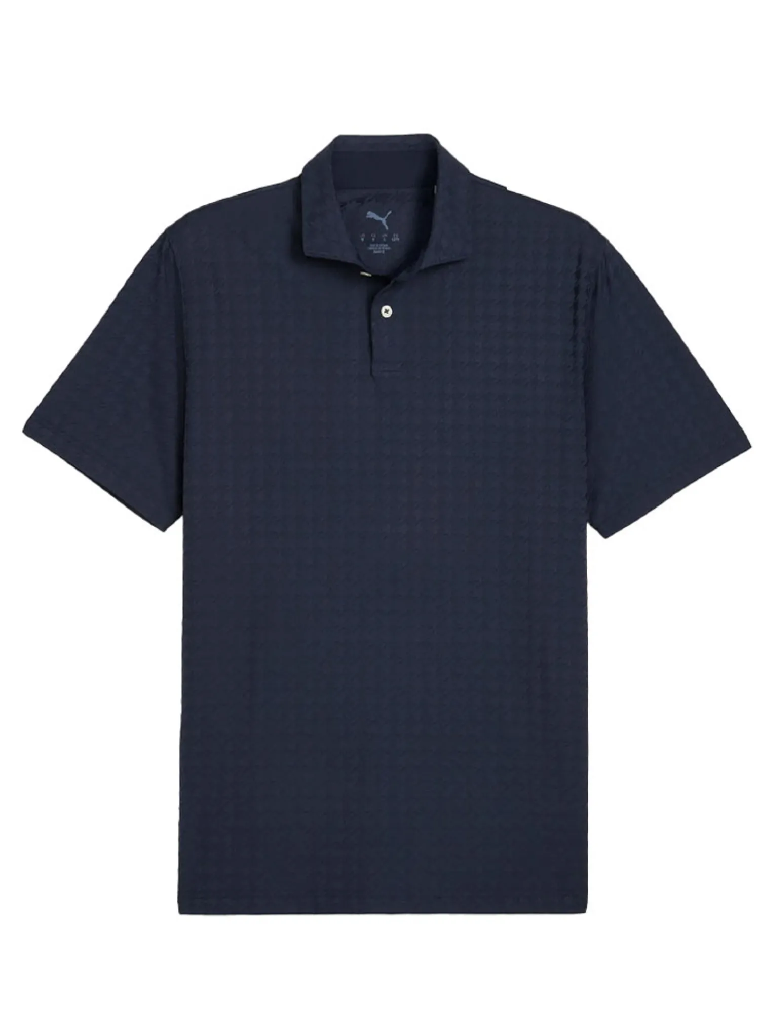 Puma Shirts|MATTR Houndstooth Golf Polo - Deep Navy