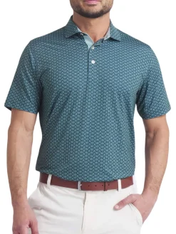 Puma Shirts|MATTR Lotus Golf Polo - Green Terrain/Light Moss
