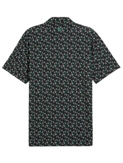 Puma Shirts|MATTR Paradise Polo - Black/Aquatic