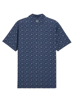 Puma Shirts|MATTR Port Golf Polo - Deep Navy - White Glow/Deep Navy