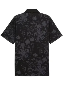 Puma Shirts|MATTR Rose Golf Polo - Black/Strong Grey