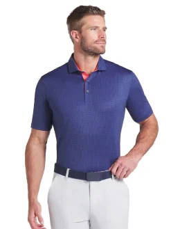 Puma Shirts|MATTR Tile Polo - Blue Crystal/Deep Navy