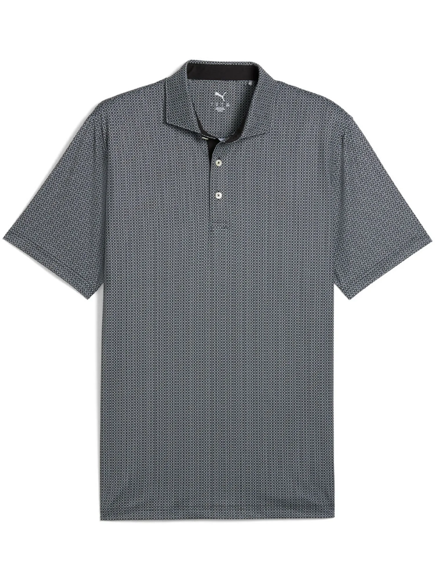 Puma Shirts|MATTR Tile Polo - Black/White Glow