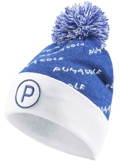 Puma Beanies & Mitts|P Removable Pom Beanie