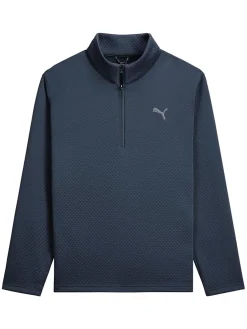 Puma Clearance Clothing|Pebble 1/4-Zip - Deep Navy