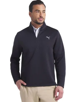 Puma Clearance Clothing|Pebble 1/4-Zip - Black
