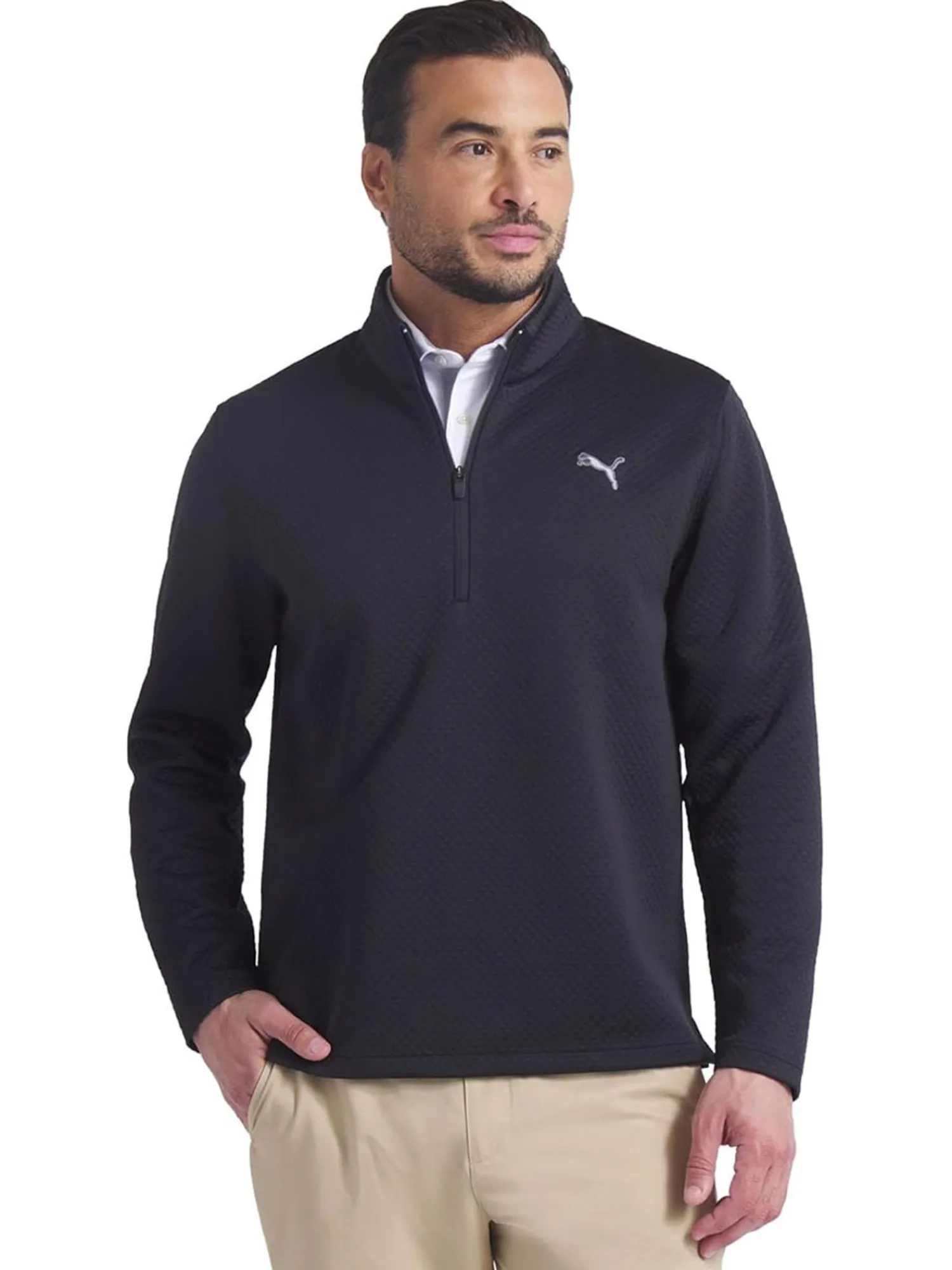 Puma Clearance Clothing|Pebble 1/4-Zip - Black