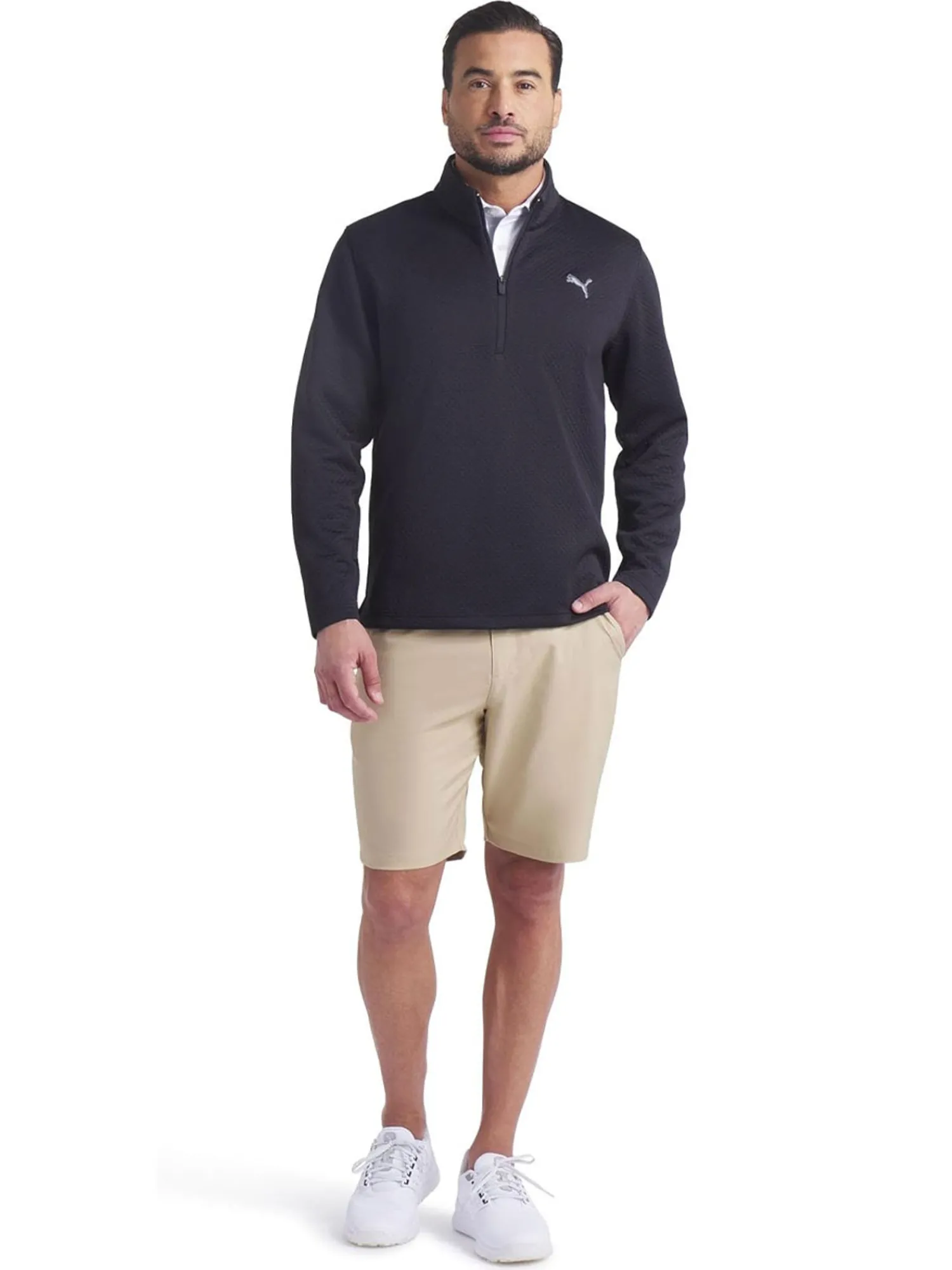 Puma Clearance Clothing|Pebble 1/4-Zip - Black