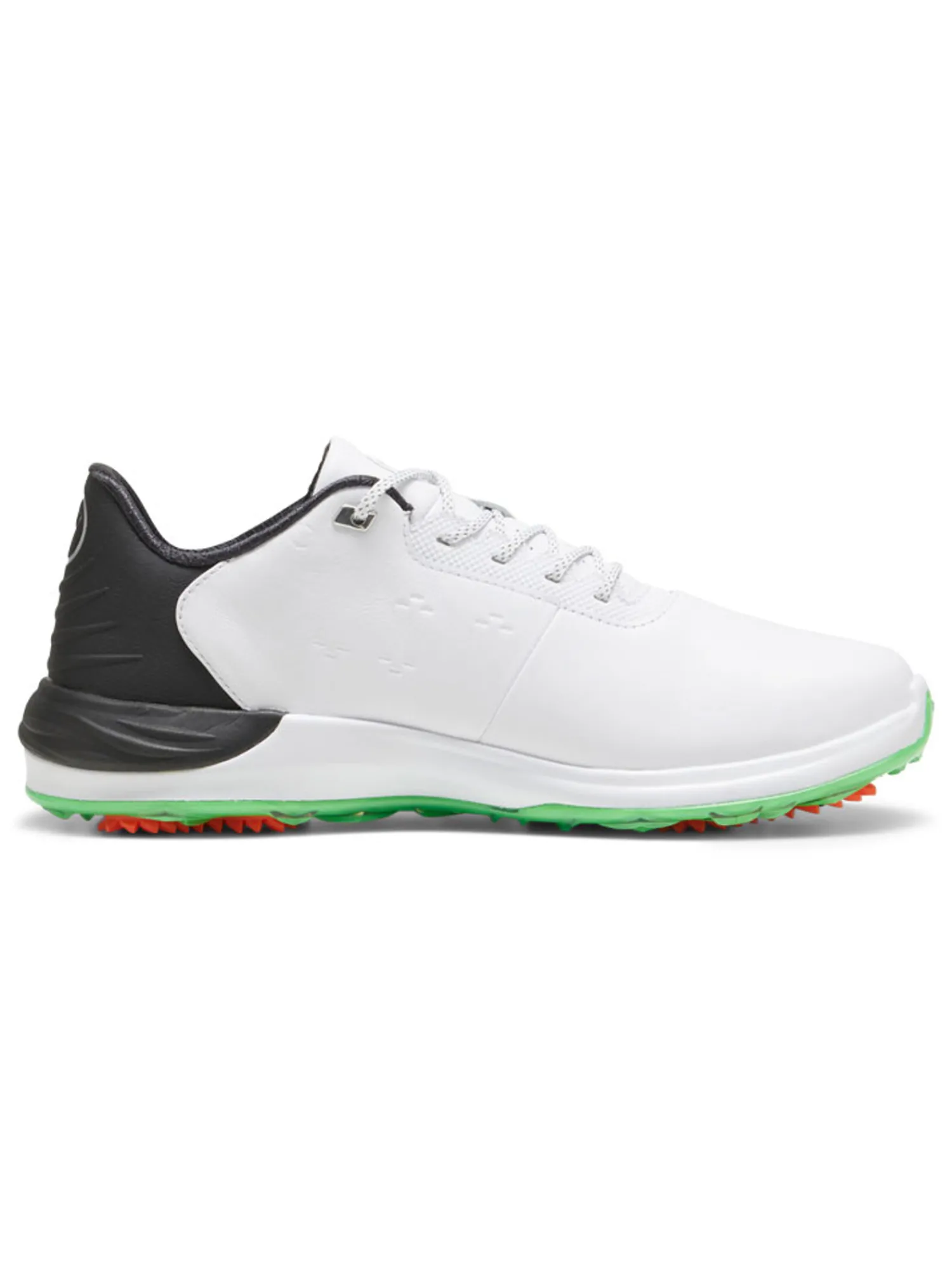 Puma Clearance Shoes|Phantomcat NITRO+ Golf Shoes - White/ Black/Fluro Green