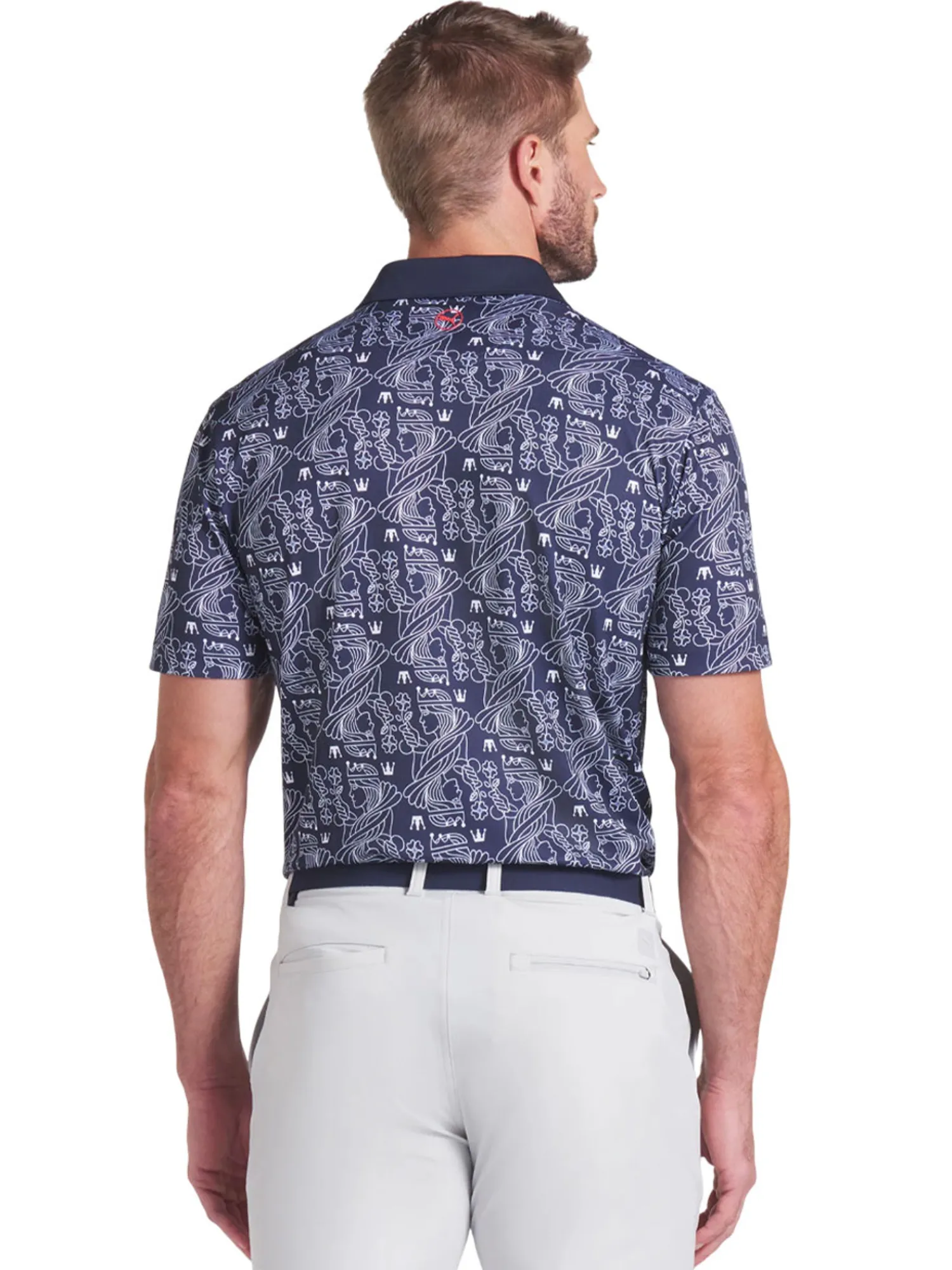 Puma Shirts|Pique Royal Polo - Deep Navy/White Glow