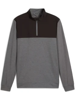 Puma Jumpers|Ripguard Hybrid 1/4 Zip - Slate Sky Heather/ Black