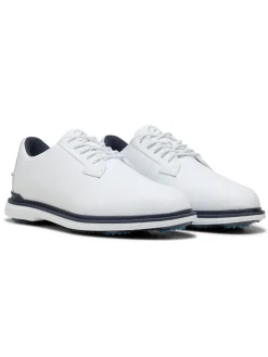 Puma Mens Golf Shoes|Royale Golf Shoes - White/Deep Navy/Team Light Blue